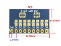 LED Level indicator - 8 LEDs common anode red